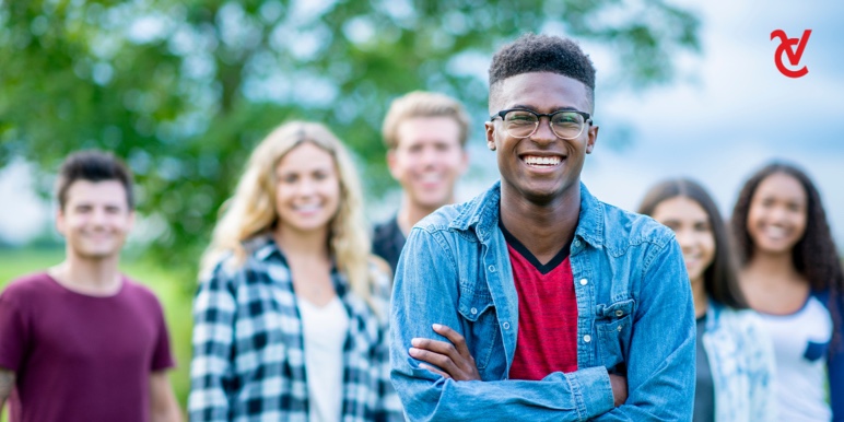 A group of confident young adults who know that their money can work silently for them through the power of compound interest.