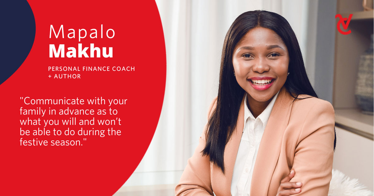 Mapalo Makhu, personal finance coach and author.